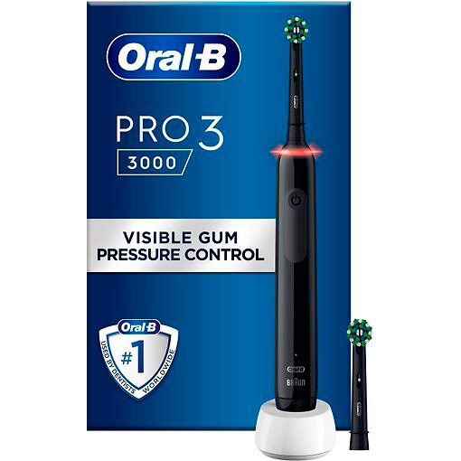 Электрическая зубная щетка Oral-B Pro 3 3000 CrossAction, черный 8006540759790