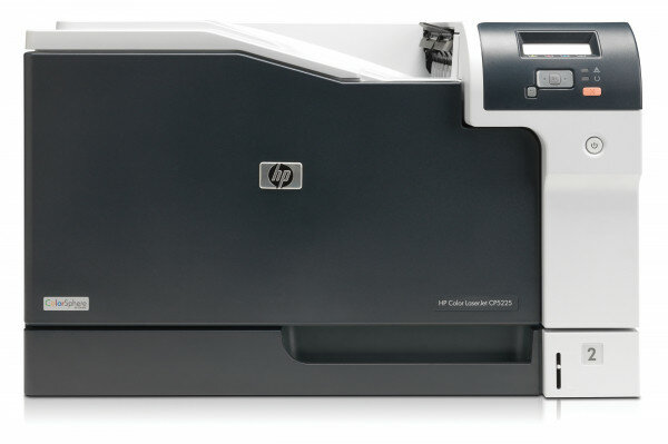 Принтер лазерный CE711A#B19 HP Color LaserJet Professional CP5225n A3, 600dpi, 20(20)ppm, 192Mb, 2trays 250+100, USB/LAN