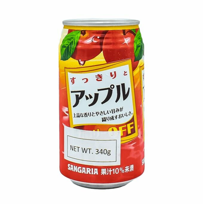 Sangaria Sukkiri Напиток яблочный низкокалорийный(10%), банка 340гр