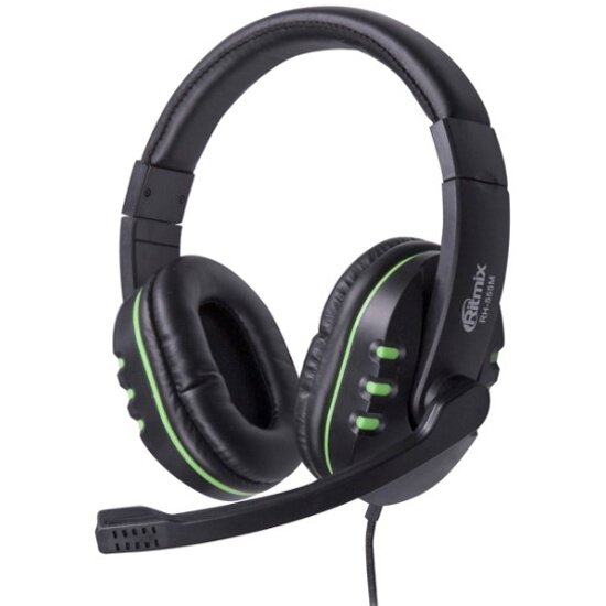 Гарнитура RITMIX RH-555M Gaming Green