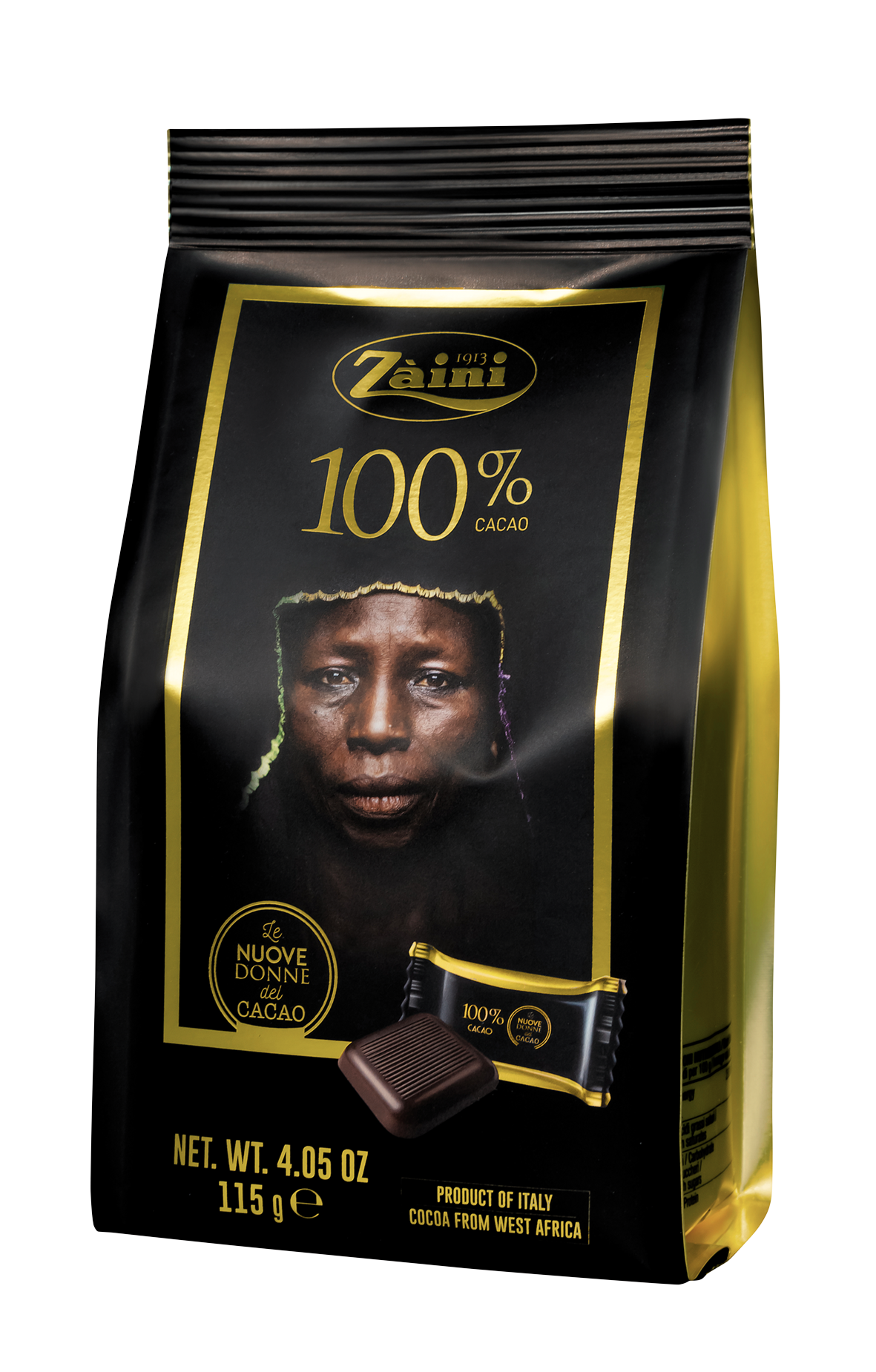 Мини-плитки Темный шоколад 100% "Women of cocoa", 115г