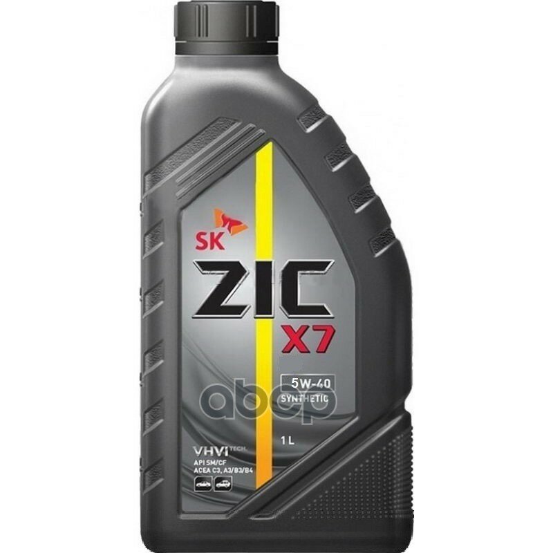 Масло ZIC 5/40 X7 SN/CF синтетическое 1 л