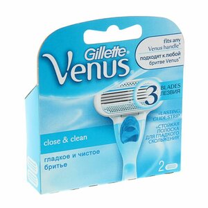 Фото Сменные кассеты Gillette Venus, 3 лезвия, 2 шт