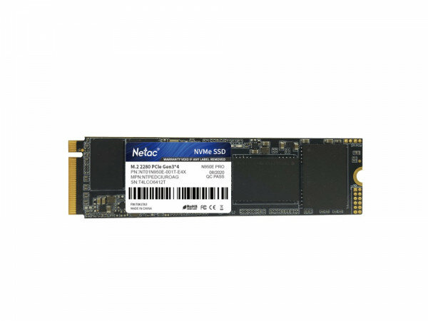 Твердотельный накопитель Netac SSD N950E Pro M.2 2280 NVMe 1Tb NT01N950E-001T-E4X