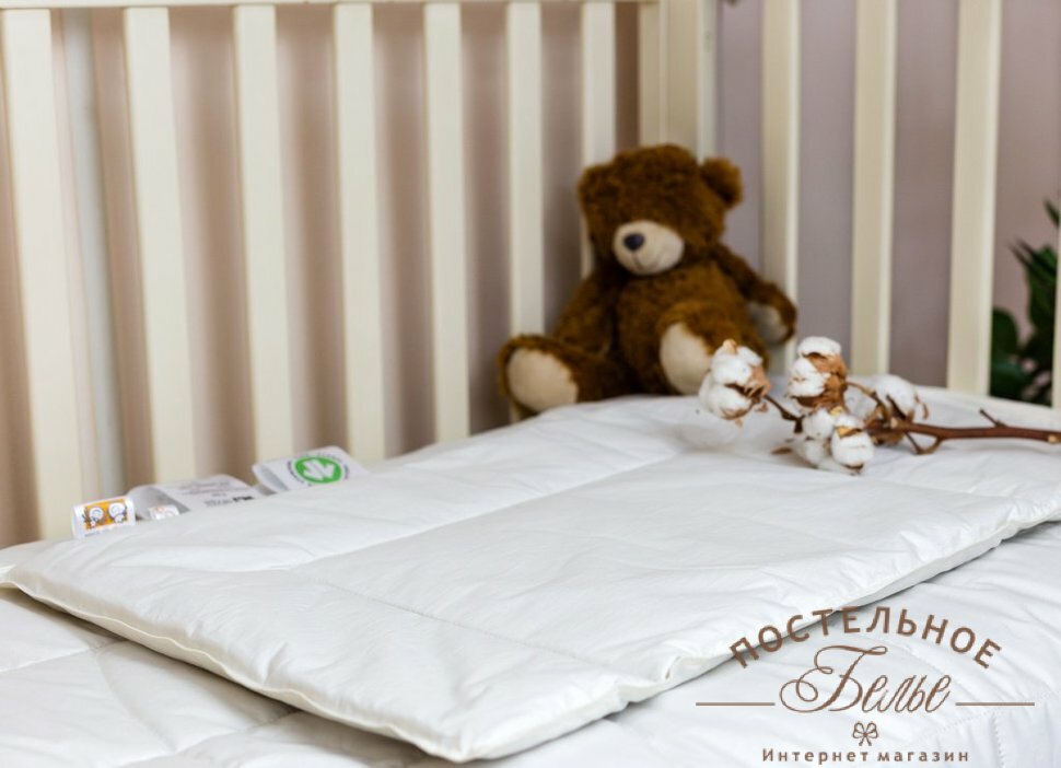 Комплект BABY ORGANIC LINEN (подушка + одеяло стеганое) BOC-113 - фотография № 2