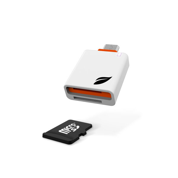 Leef Кард-ридер Leef Access microSD Reader White для Android устройств белый LFACC