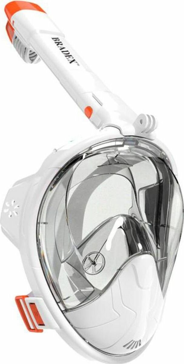 BRADEX Полнолицевая маска для снорклинга со складной трубкой, L,XL, BRADEX