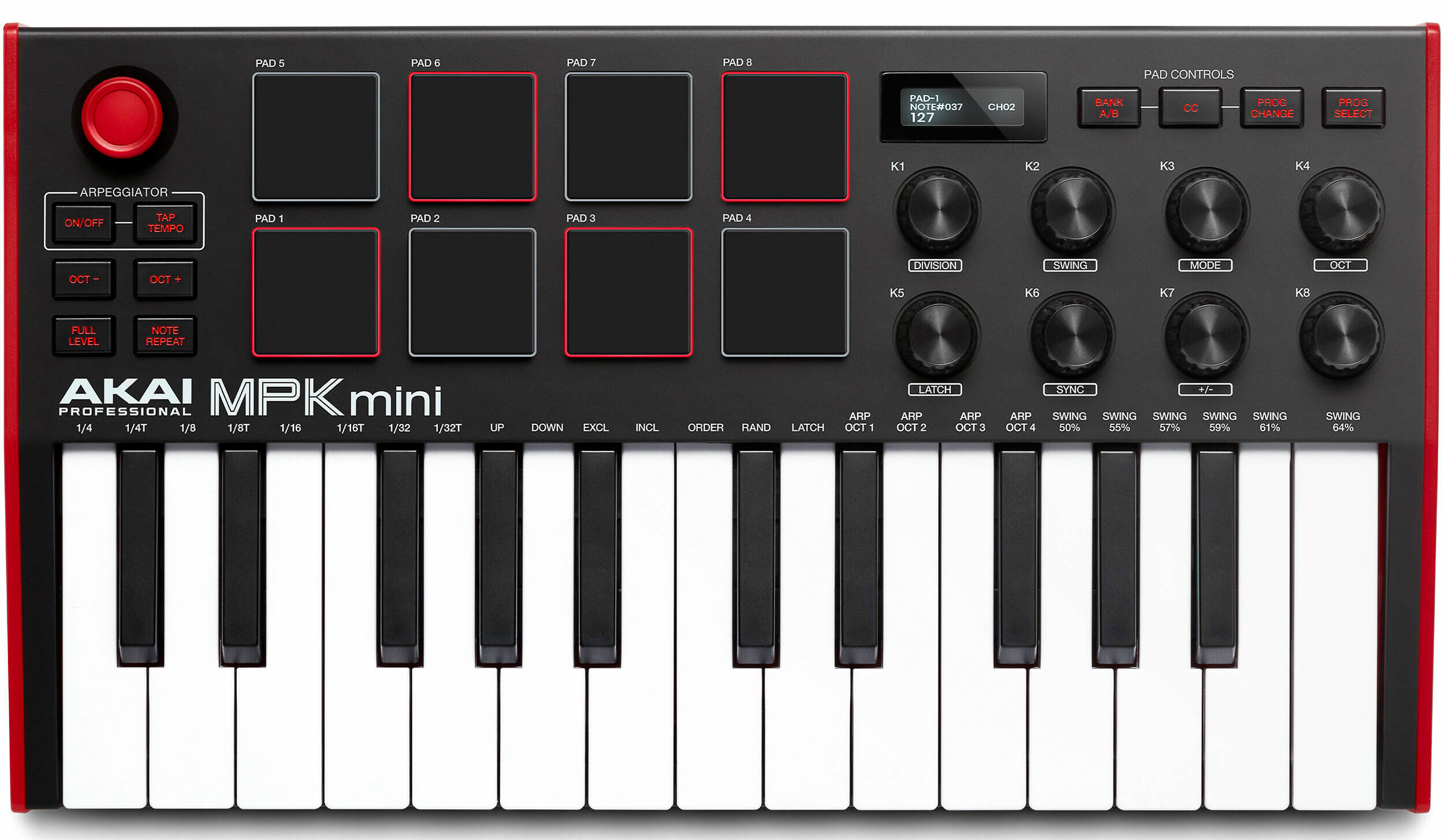 Мини-клавиатура AKAI PRO MPK MINI MK3