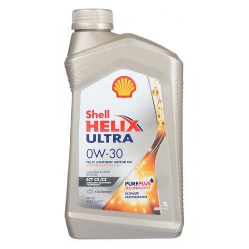 Моторное масло SHELL Helix Ultra ECT, 0W-30, 1л, синтетическое [550046358]