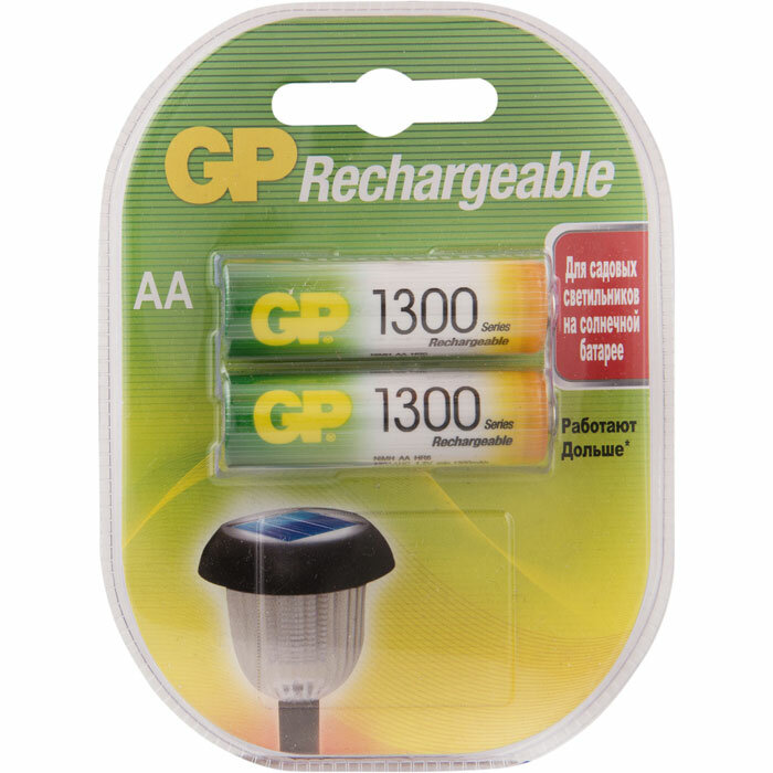 Аккумулятор GP 130AAHC-CR2 1300mAh AA 2шт