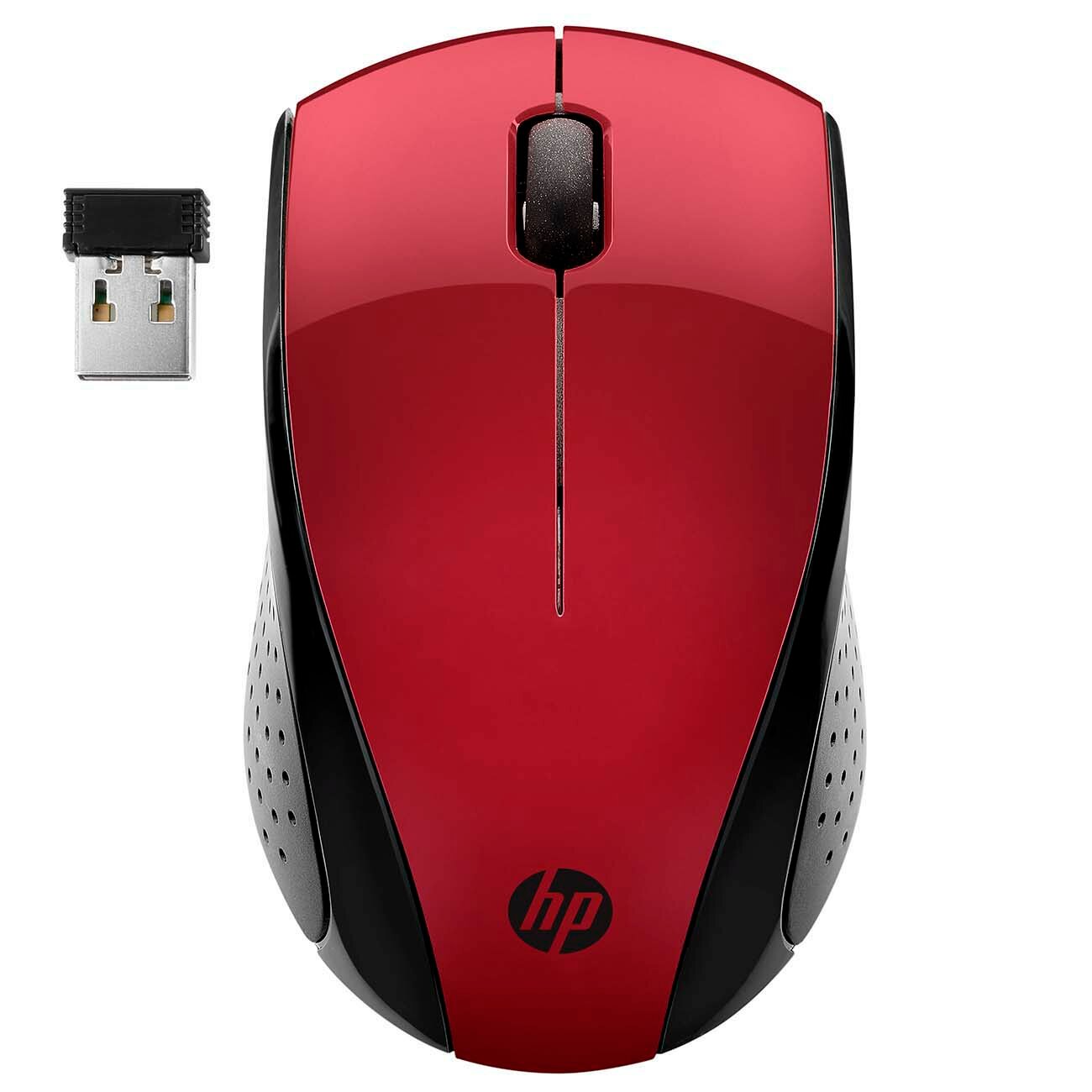 Мышь беспроводная HP 220 Black/Red