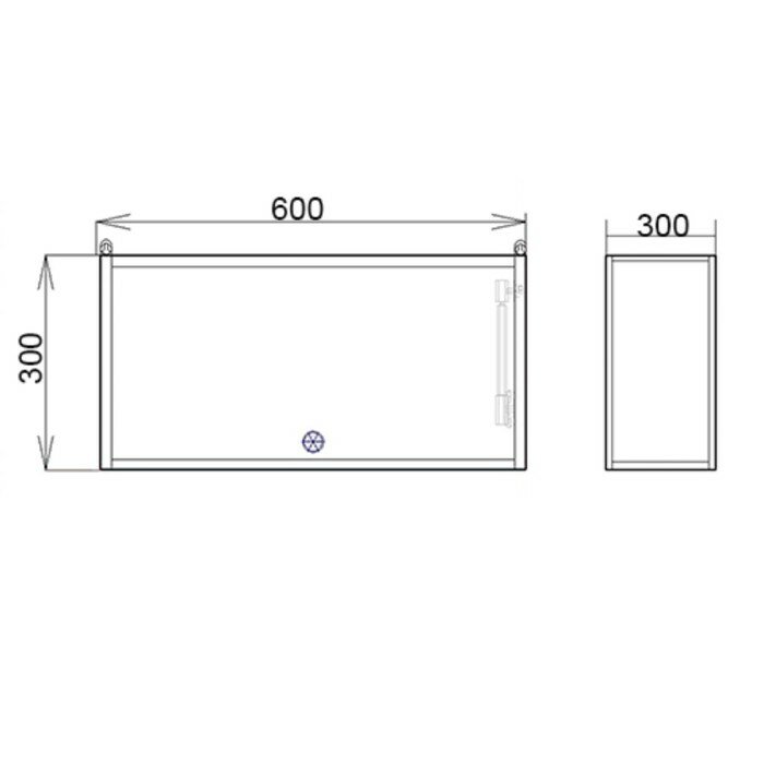 Шкаф навесной 60 х 30 х 30 см - фотография № 7