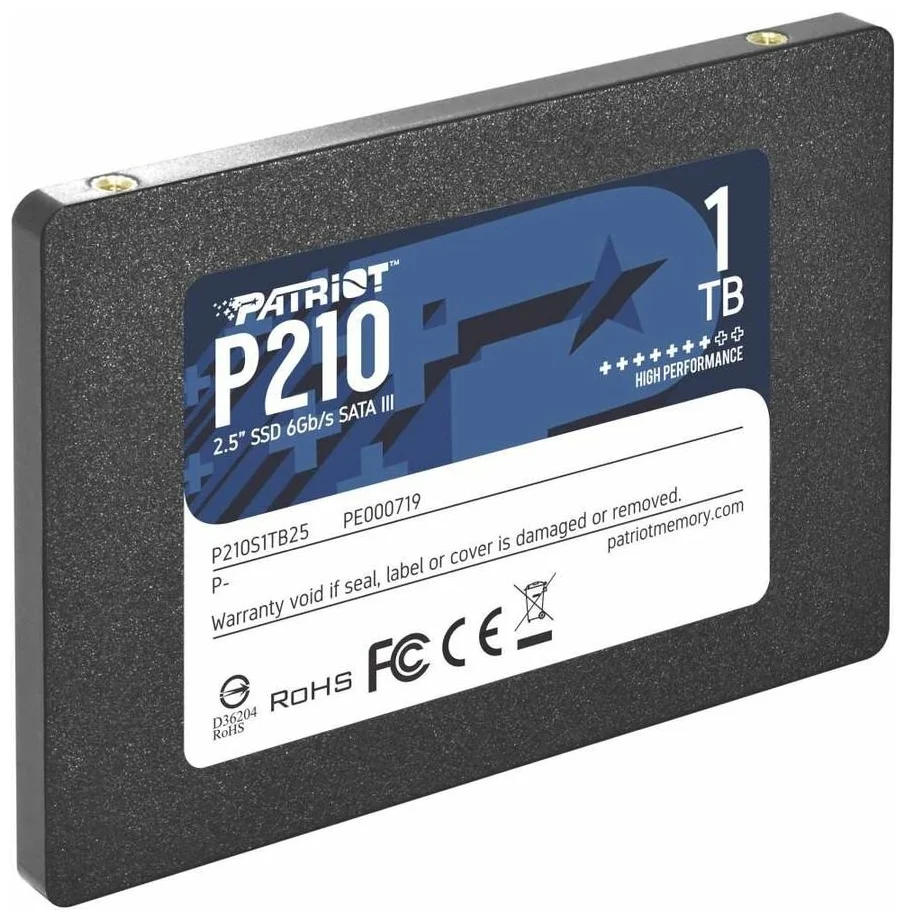 Твердотельный накопитель Patriot Memory 1024 GB P210S1TB25