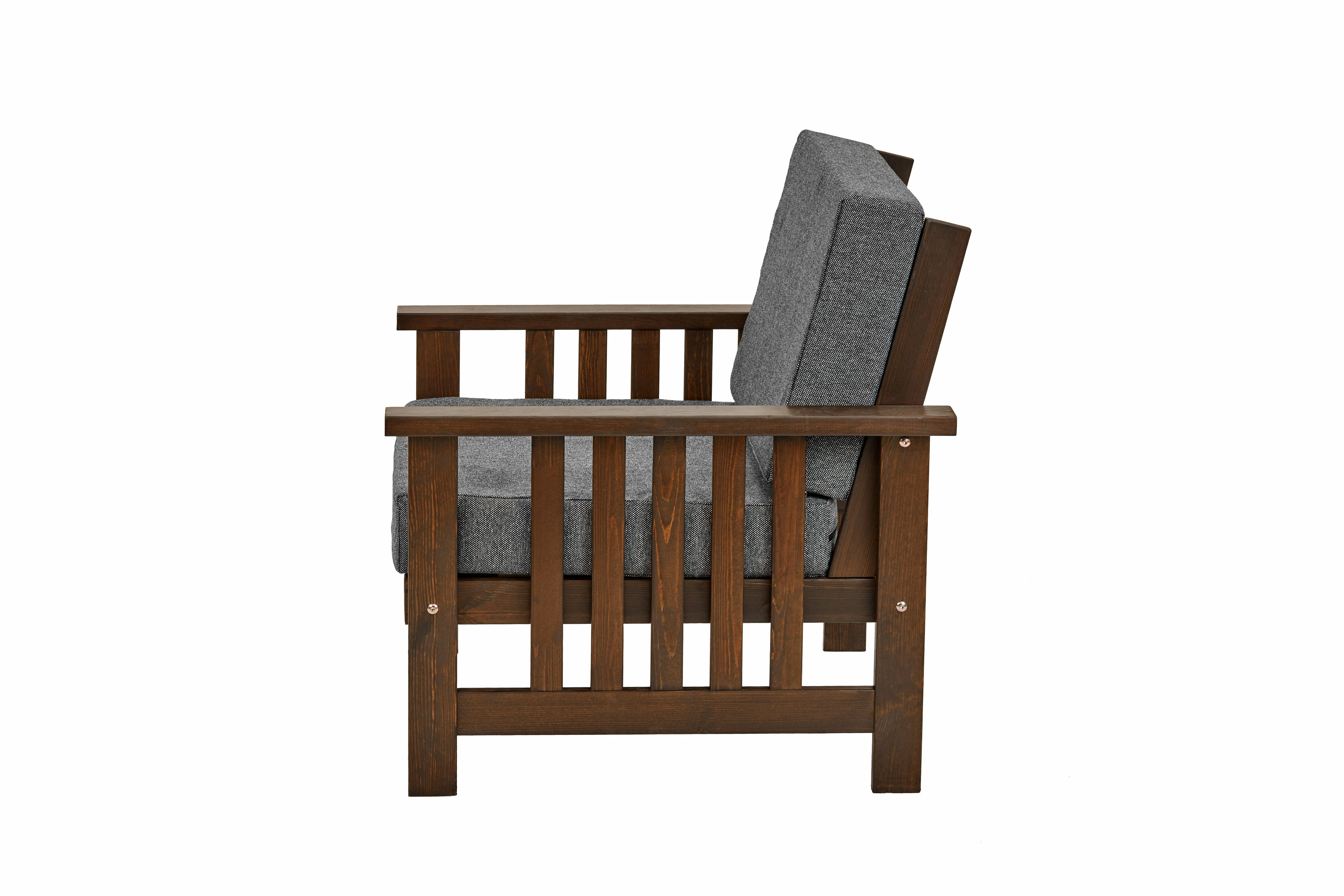 Кресло деревянное для сада и дачи с подушками, барон - фотография № 5
