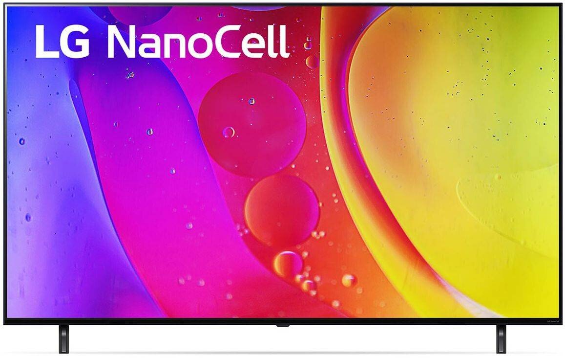 Телевизор LG 55NANO806QA.ADKB, 55", NanoCell, 4K Ultra HD, синяя сажа