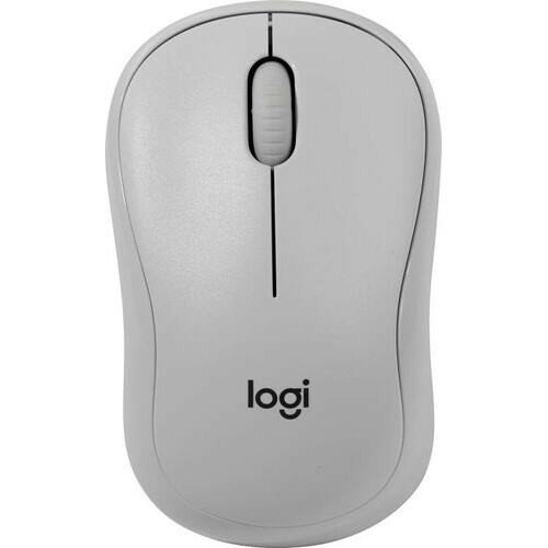 Logitech 910-006128 Мышь беспроводная M220 Silent Offwhite белая, оптическая, 1000dpi, 2.4 GHz USB-ресивер, бесшумная