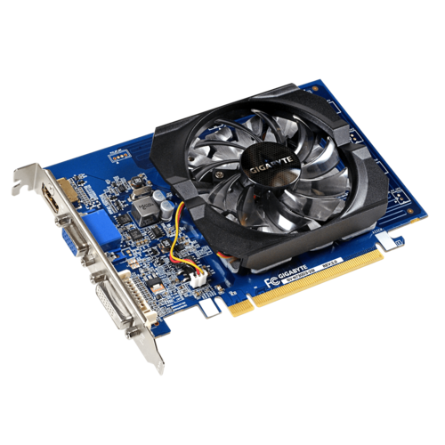 GIGABYTE Видеокарта GIGABYTE GeForce GT 730 GV-N730D3-2GI V3.0 (GeForce GT 730, 2ГБ DDR3, D-Sub, DVI, HDMI) (PCI-E) (ret)