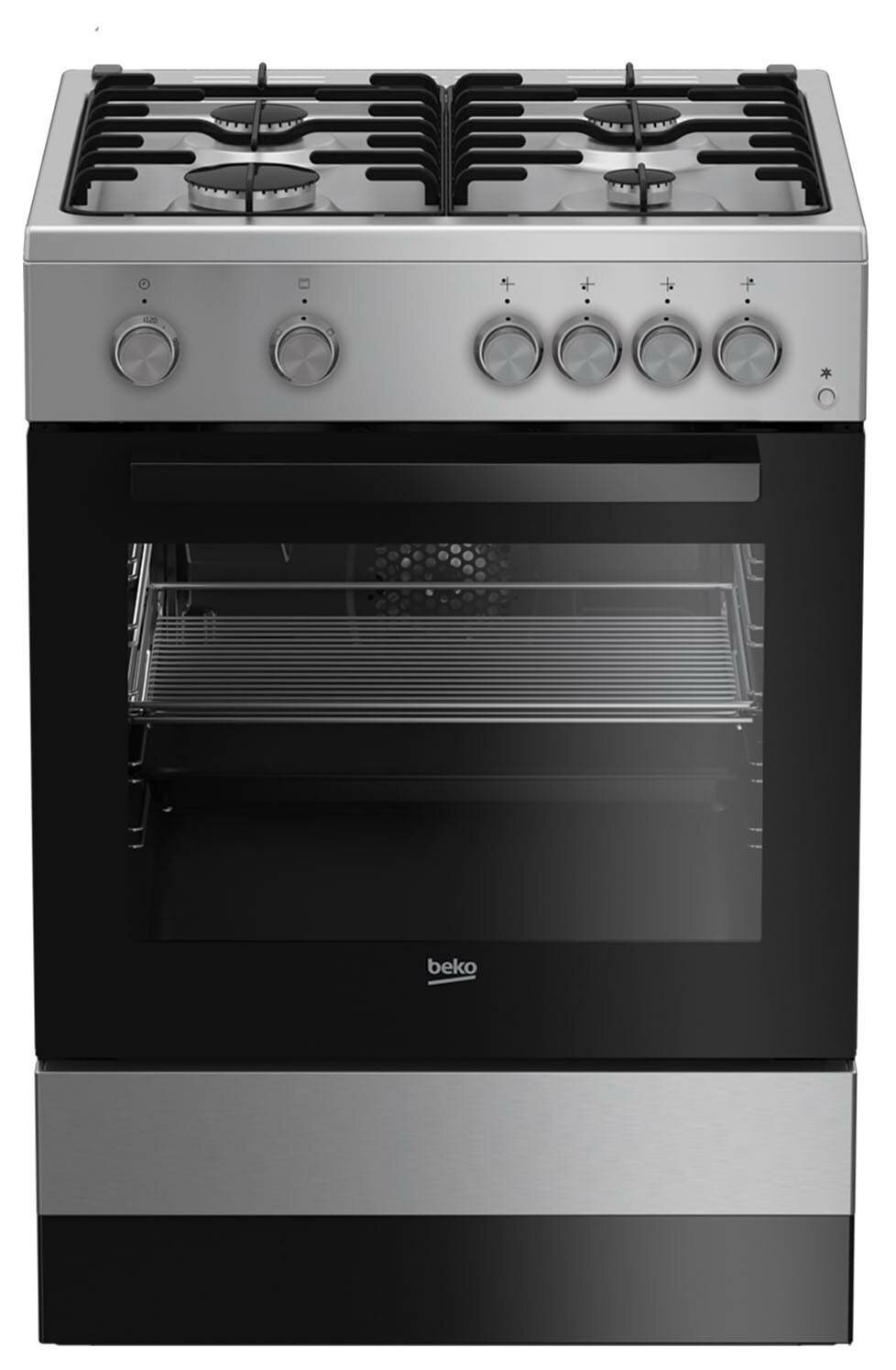 Плита газовая Beko FSG62110DSCS серебристый/черный