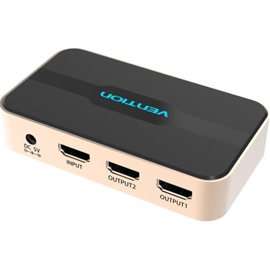 фото Разветвитель - сплиттер Vention HDMI 19F/2x19F на 2 монитора
