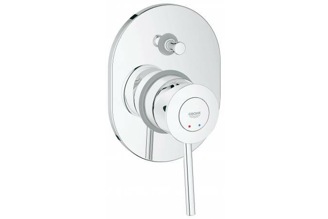 GROHE Смеситель для ванны GROHE BauClassic (внешняя и встраиваемая части), хром (29047000)
