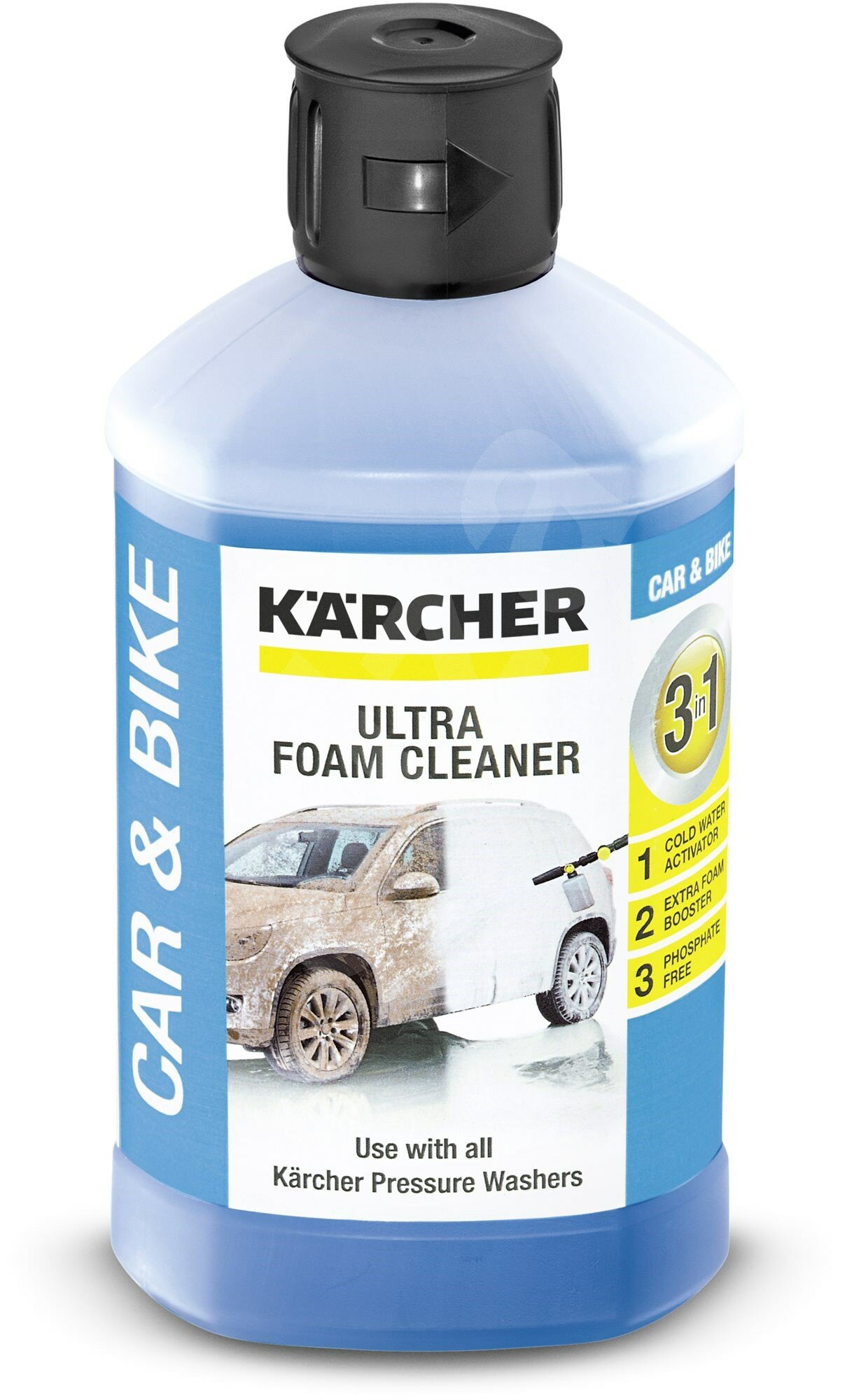 Аксессуар для моек Karcher, автошампунь, Ultra Foam Cleaner, моющее средство,1л