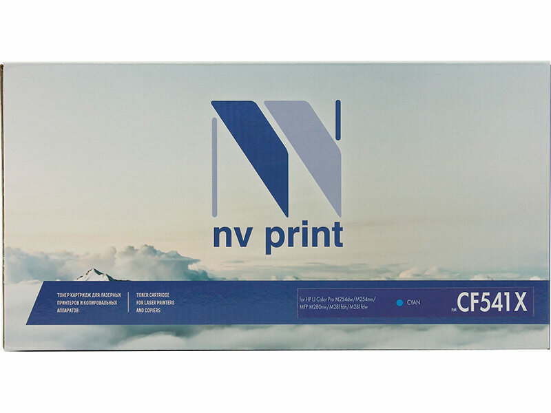 Картридж NV Print NV-CF541X Cyan для HP Color LaserJet Pro M254dw/M254nw/MFP M280nw/M281fdn/M281fdw