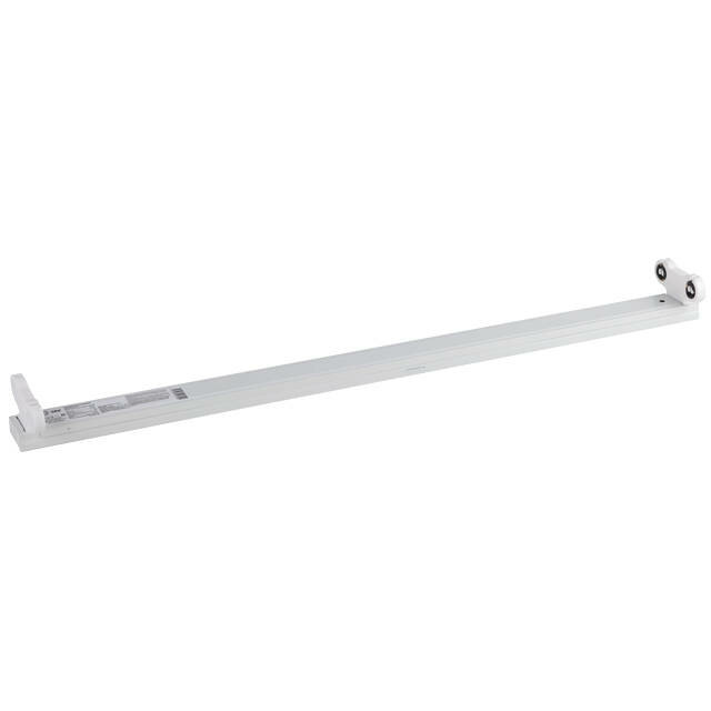 фото Светильник линейный эра для двух светодиодных ламп 40вт led g13 т8 600мм0мм