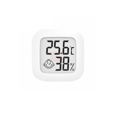 Термометр-гигрометр для дома белый