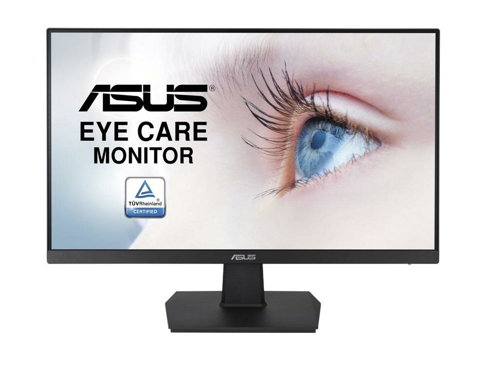 Монитор 23.8" ASUS VA24EHE Black IPS, 1920x1080, 75Hz, 178°/178°, 250 cd/m, 100M:1, DVI, HDMI