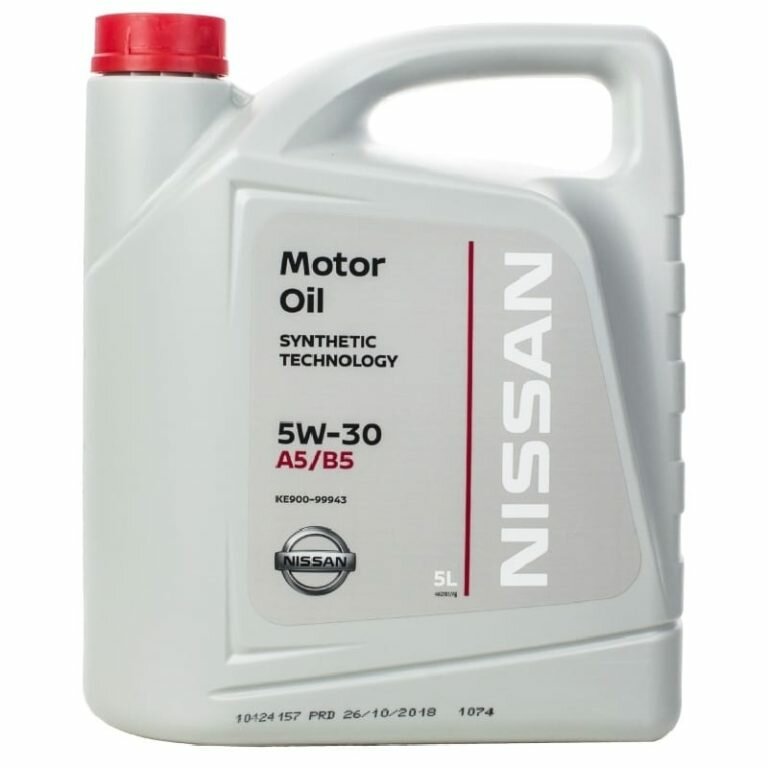 Масло моторное NISSAN Genuine Motor Oil 5W-30 5л A5/B5 синт. API SM/CF