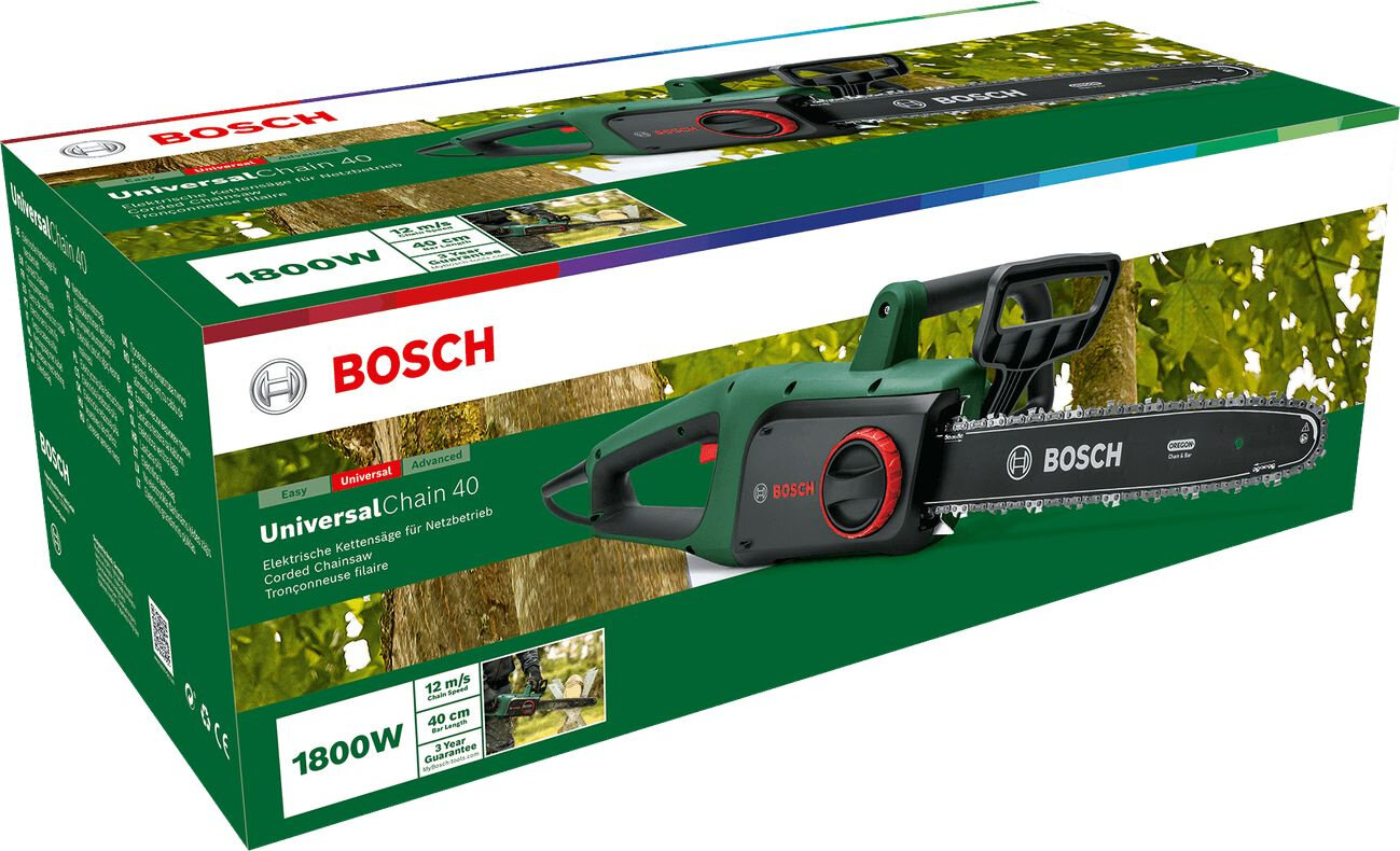 Электрическая пила BOSCH UniversalChain 40 1800 Вт/2.4 л.с