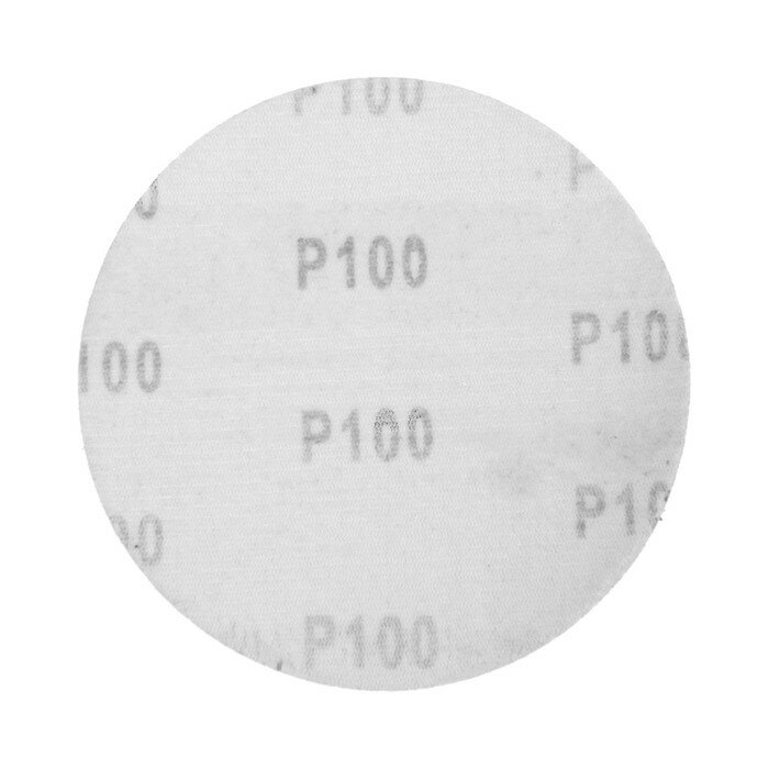 Круг абразивный шлифовальный под "липучку" тундра, 115 мм, Р100, 10 шт. - фотография № 2