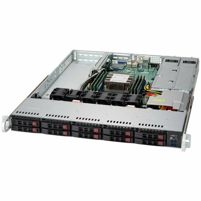 Сервер в корпусе высотой 1U Никс sS9500/pro1U Z0690318 Xeon Gold 6234/16 ГБ/Aspeed AST2500