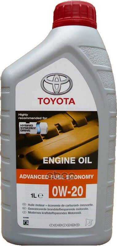 TOYOTA 08880-83885-Go Масло Моторное 0W-20 Afe Extra 1Л