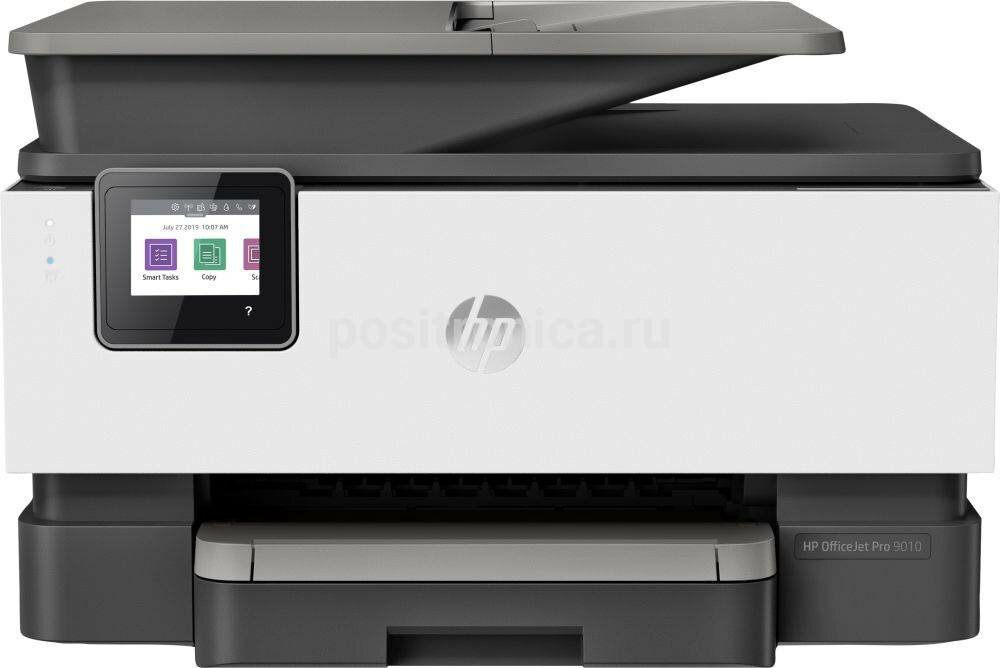 МФУ HP Officejet Pro 9010 AiO белый/серый (3uk83b)