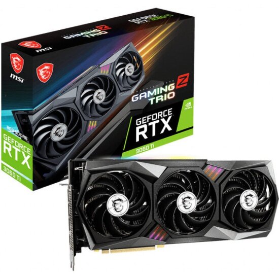 Видеокарта MSI GeForce RTX 3060 Ti GAMING Z TRIO 8G