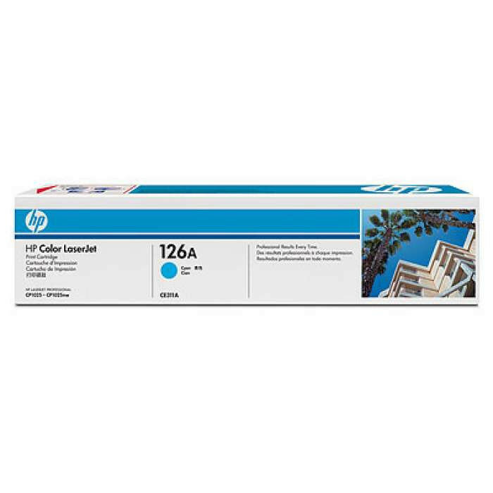 Картридж Cartridge HP 126A для LJ CP1025, голубой (1000 стр.)