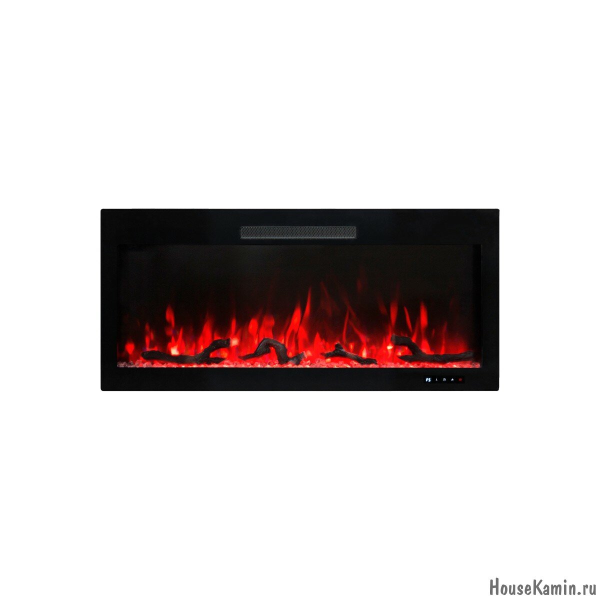 фото Линейный электрокамин RealFlame Diamond 42 с пультом ДУ