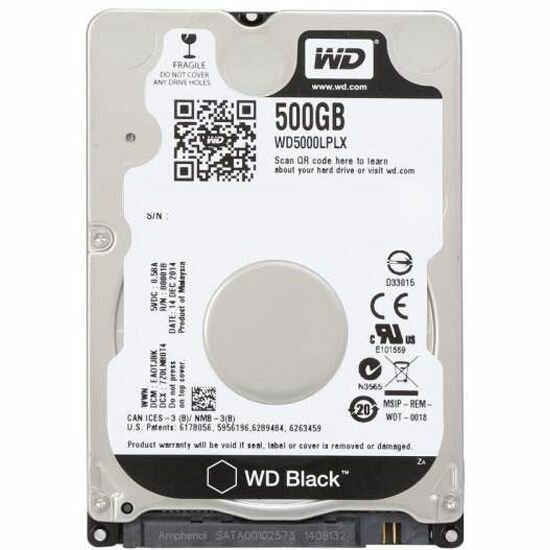 Жесткий диск Western Digital 500GB (WD5000LPLX)