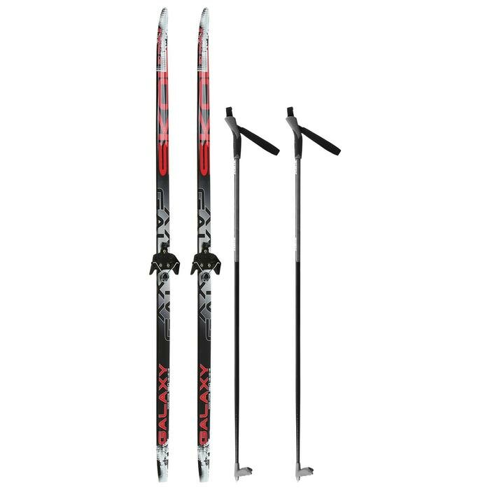 Комплект лыжный бренд ЦСТ, 160/120 (+/-5 см), крепление NN75 мм, цвет микс