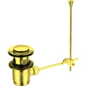 Донный клапан Cezares механический, золото (CZR-SA2-03) - фотография № 1