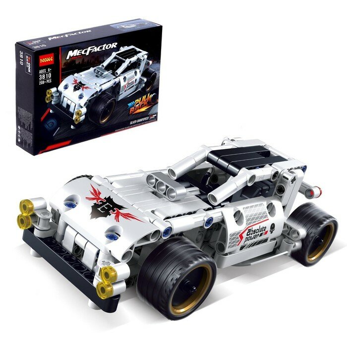 Конструктор с инерционным механизмом «Багги», 208 деталей , 1 шт.