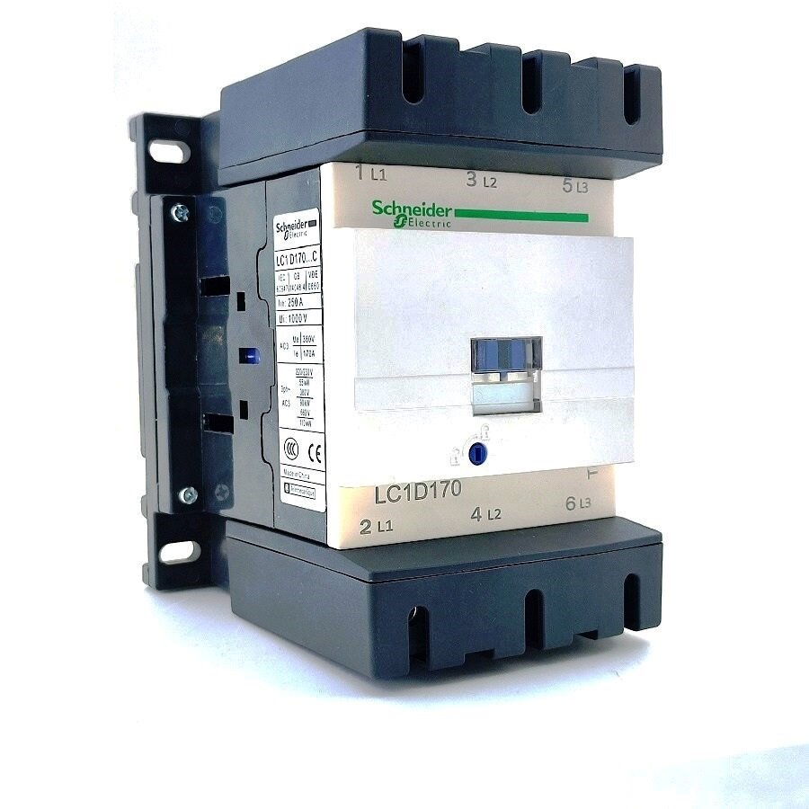 Контактор Telemecanique Schneider Electric LC1D170M7C 250A 220/230VAC 50/60Hz 90kW 380-400V 3P