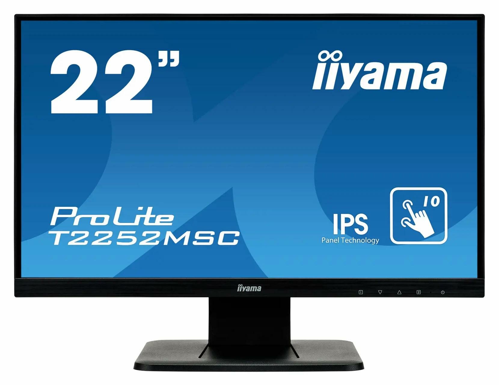 Монитор Iiyama T2252MSC-B1 21.5" черный