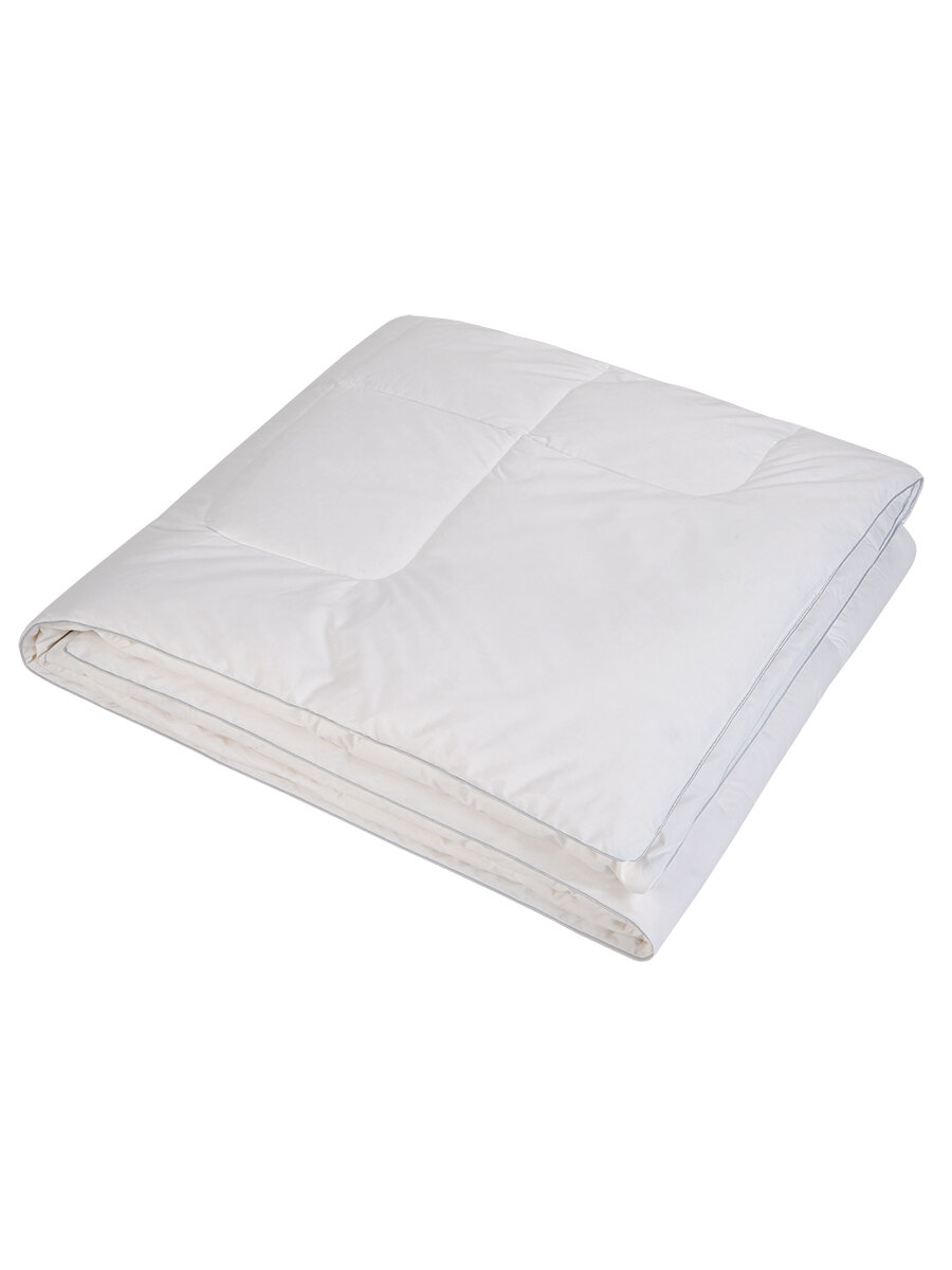 Пуховые одеяла ЗефирТекс Одеяло Marlene, однотонный, белый (172х205 см,) - фотография № 1