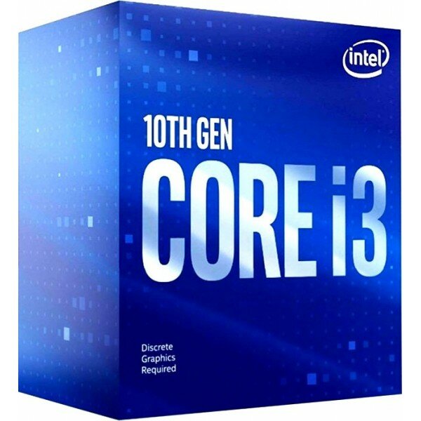 CPU Intel Core i3-10100F BOX (3.6GHz, 6MB, LGA1200)