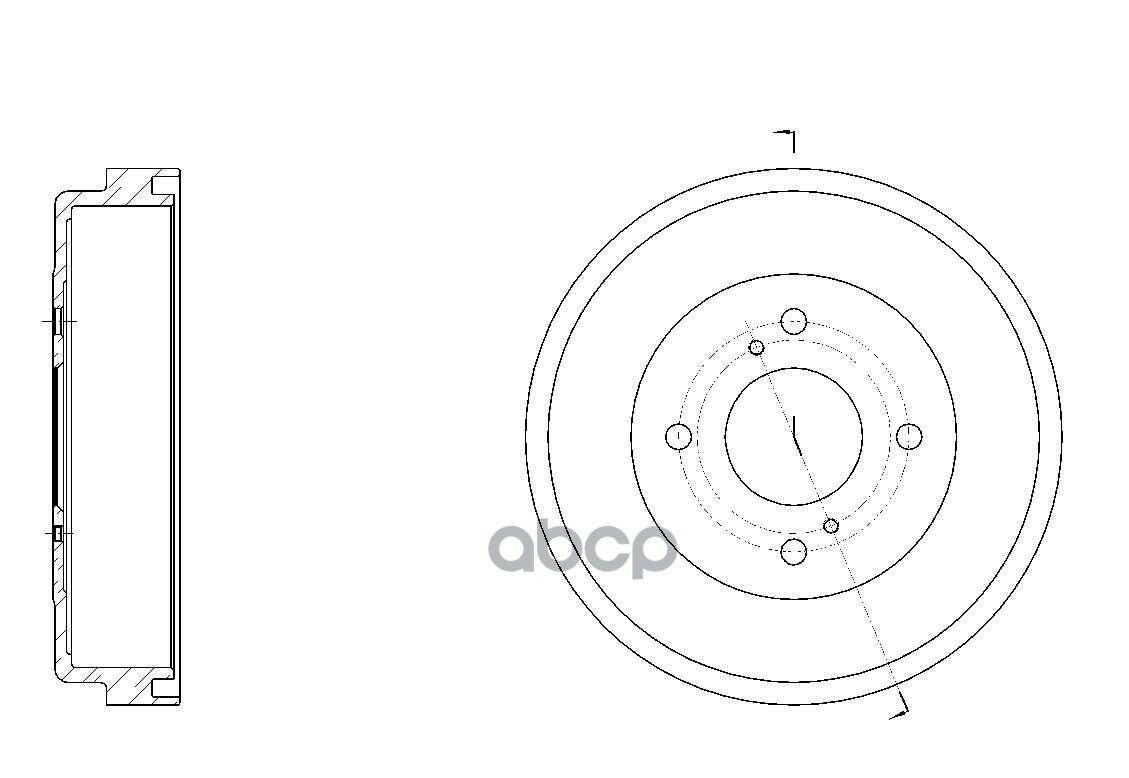 Барабан Тормозной G-Brake Gd-06672 G-BRAKE арт. GD06672