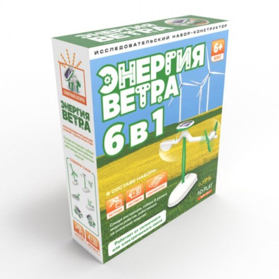 Конструктор ND PLAY 265611 Энергия ветра 6 в 1