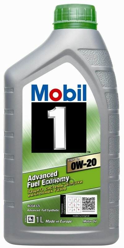 Mobil Масло Моторное Mobil 1 Esp X2 0w-20 Acea A1/B1 - 1л