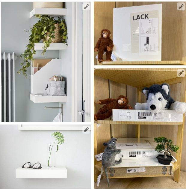 фото Полка икеа LACK 30*26*5 Белая. У нас Только Оригинальная Икеа !!!